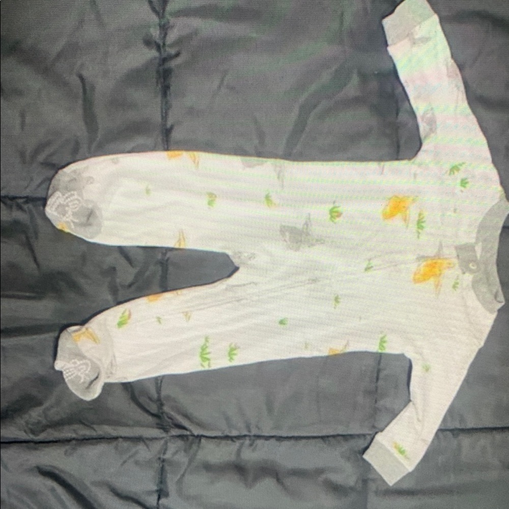 Baby One Piece with Animal Print